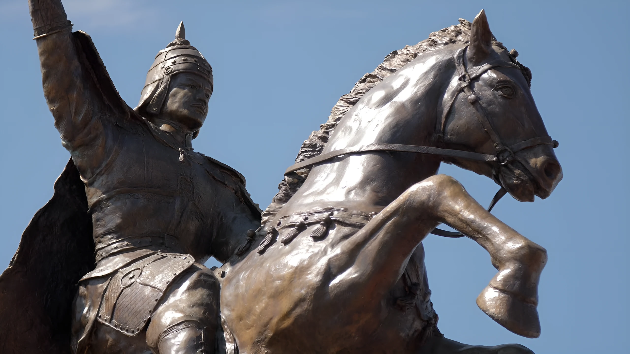 Statue of Emperor Quang Trung on horseback